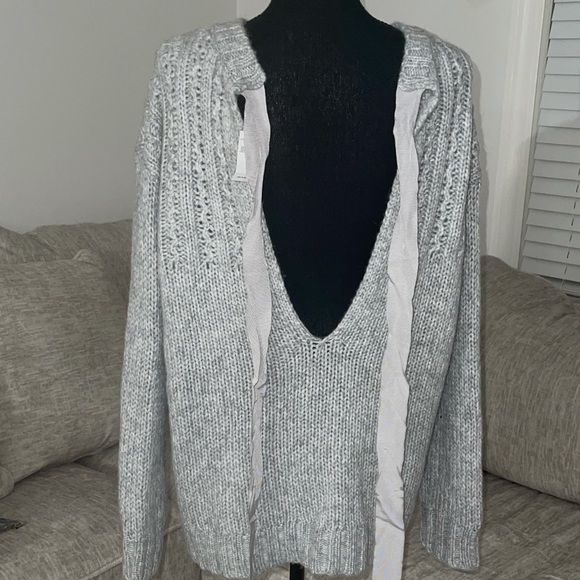 NWT Aerie Open Back Sweater 🤍 - Picture 7 of 14